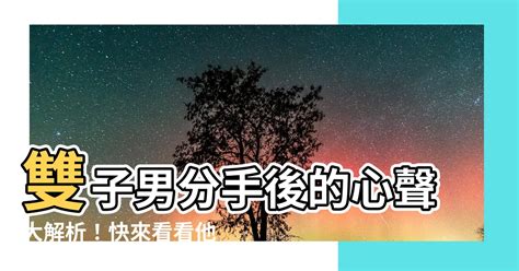 雙子分手後當朋友|雙子男分手後還能當朋友嗎？探討親密關係與友情的可能性